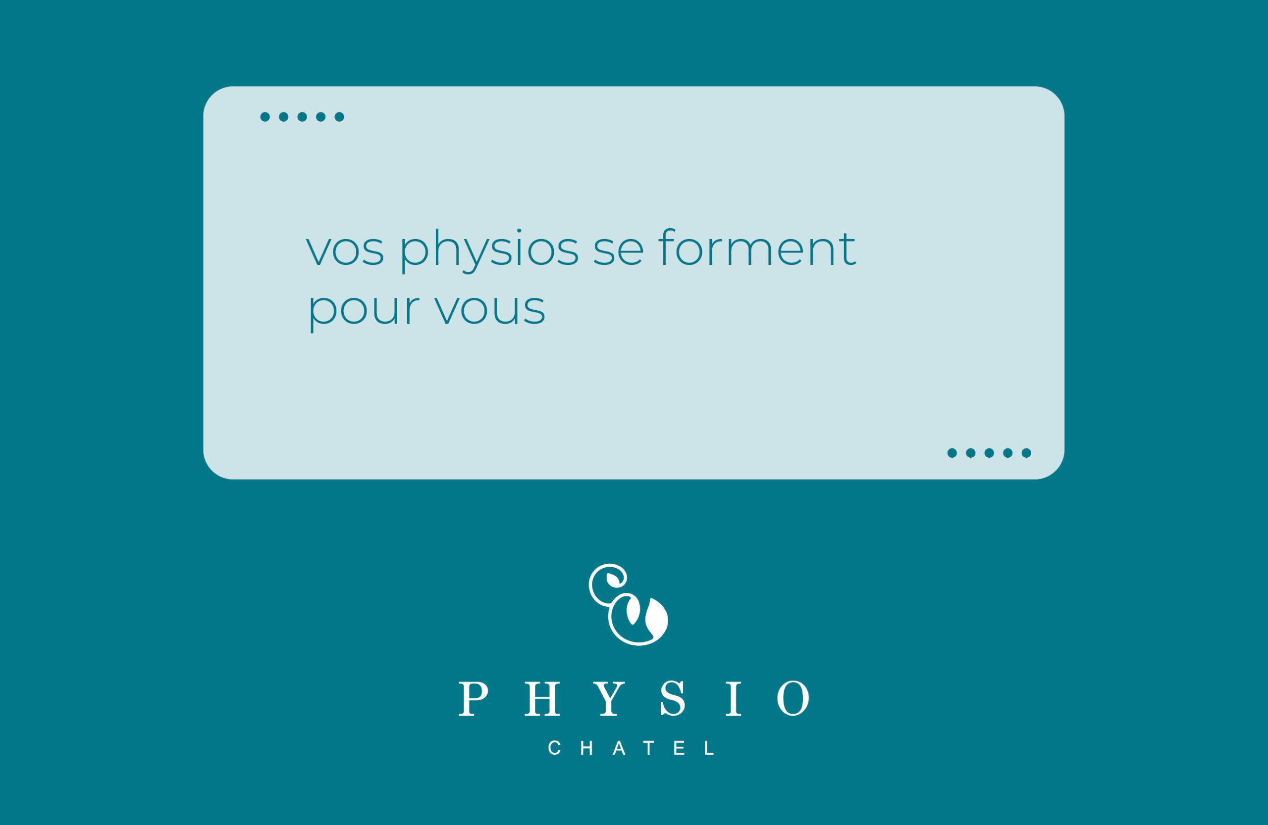 Vos physios se forment
